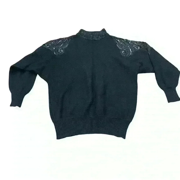 Vintage Cedars Woman Sweater Lambswool/Angora/Nylon blend Made In Hong Kong SZ L - Picture 4 of 5
